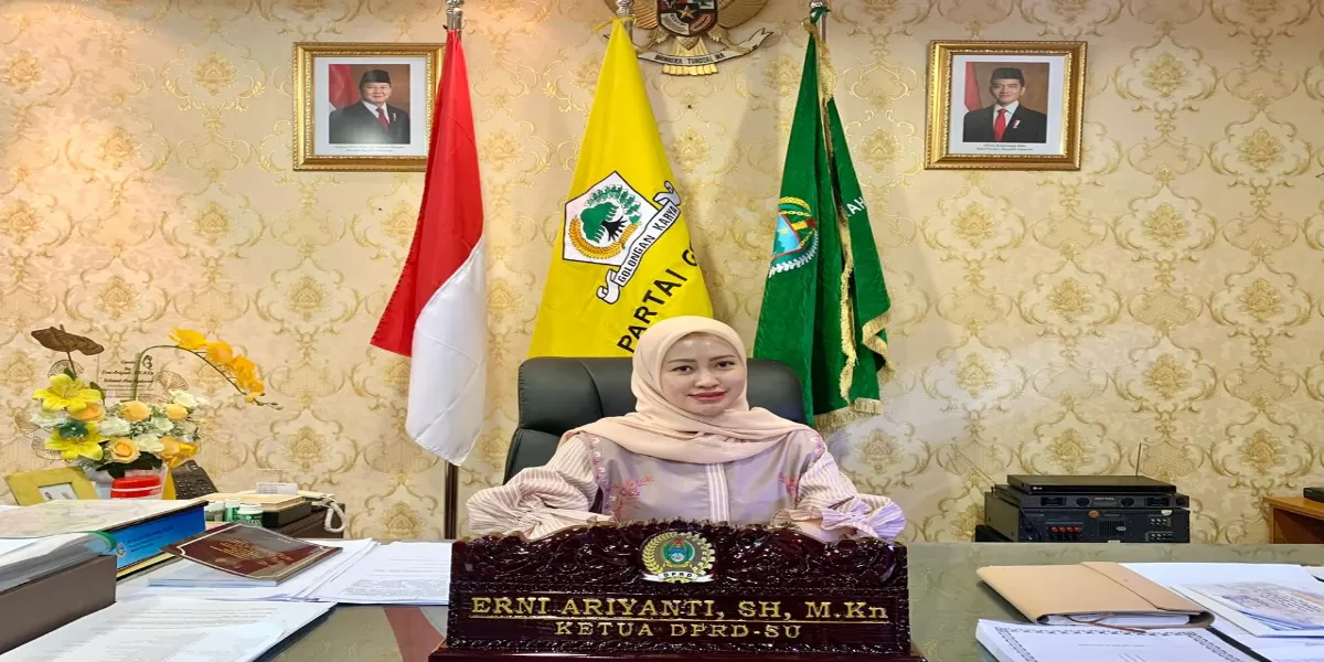 Ketua DPRD Sumut Erni Sitorus SH MKn (Realitas online.id/mis)