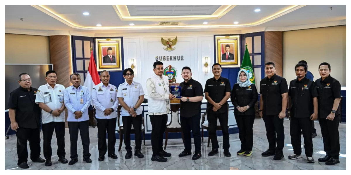 Gubernur Sumut Bobby Nasution  menerima audiensi Pengurus KORMI Sumut di Ruang Kerja Gubernur. (Realitasonline.id/Kominfo Sumut/YT Hariono)