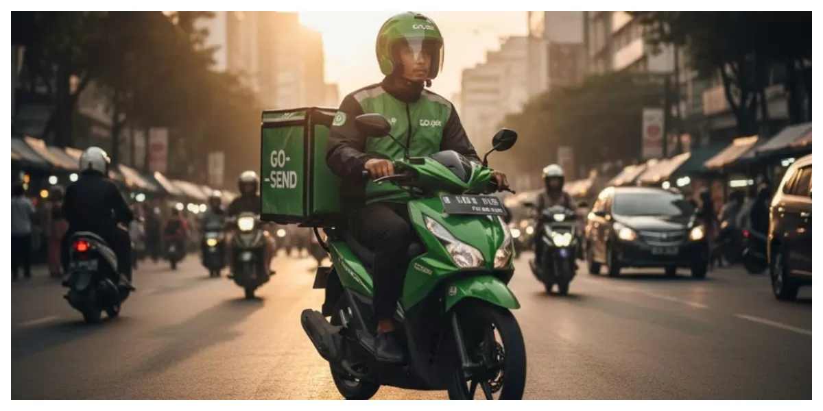  Ilustrasi motor matic digunakan ojol (Realitasonline/ Canva)
