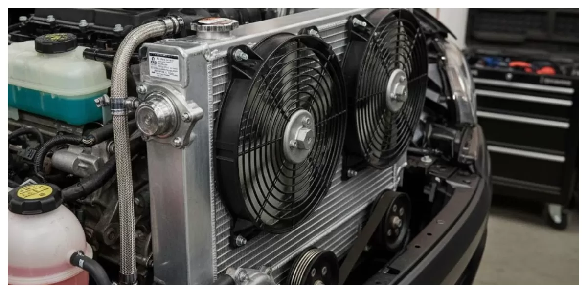 Ilustrasi Sistem Pendingin pada Mobil (Realitasonline/ Canva)