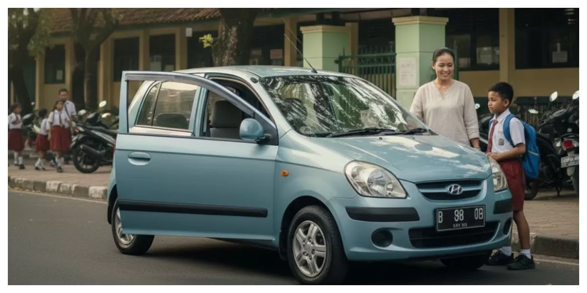 Ilustrasi Mobil dengan CC Kecil (Realitasonline/ Canva)