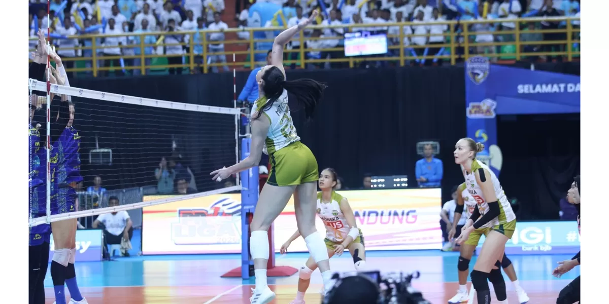 Keterangan Foto : Livin Mandiri sukses kalahkan Pospivo Polwan (Realitasonline.id / KIM)