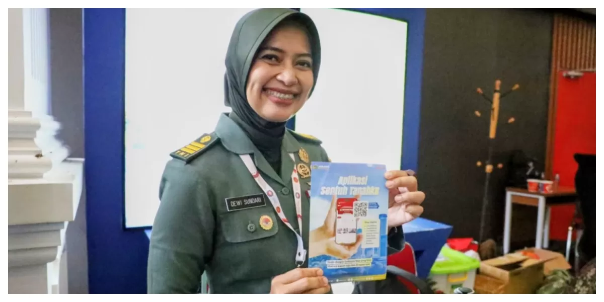 Dewi, pegawai Kementerian Pertahanan, mengungkapkan pengalamannya saat mengurus peningkatan status sertifikat tanah dari KPR menjadi SHM, melalui inovasi pertanahan. (Realitasonline.id/Dok)