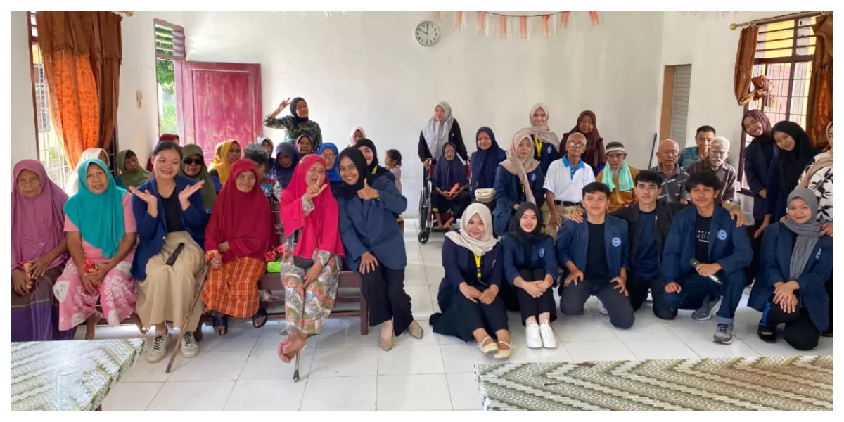 Keterangan Foto : Para lansia yang berada di Panti Werdha Harapan Labuhanbatu  (Realitasonline.id / Arif)