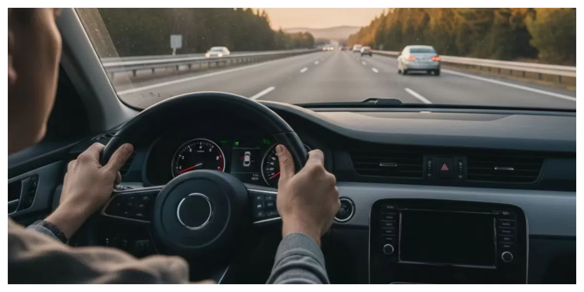 Ilustrasi orang menyetir dengan baik (Realitasonline/ canva)
