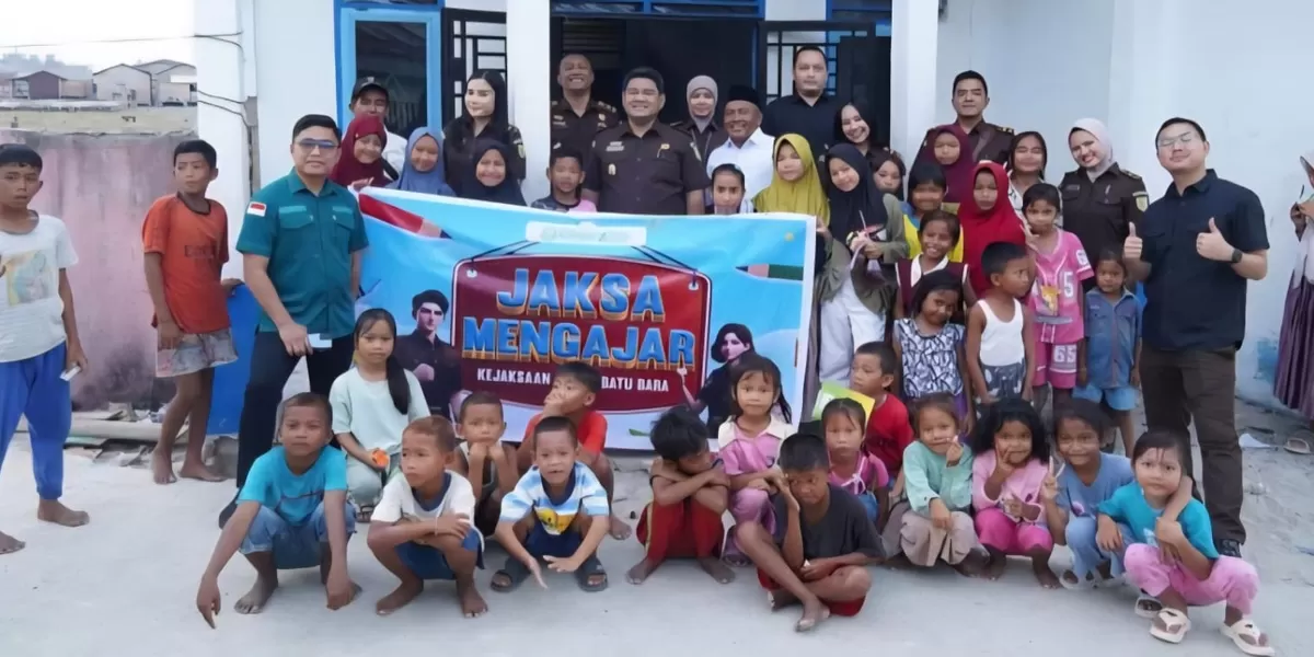 dukung peningkatan SDM anak bangsa, Kejari Batu Bara gelar Jaksa Mengajar di Desa Bandar Rahmat, Batu Bara.