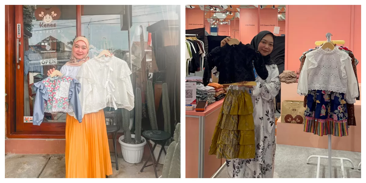 Kenes Lalita berhasil kembangkan bisnis busana anak wastra khas Jepara berkatu didukung BRI dan LinkUMKM. (Realitasonline.id/Dok)