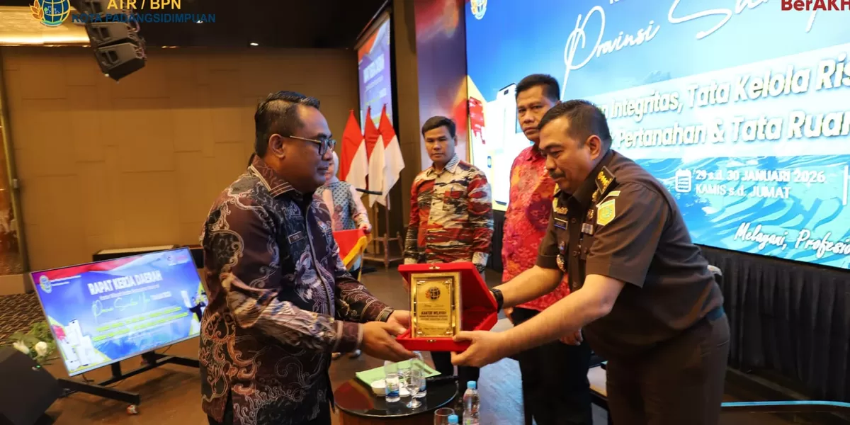 Kanwil BPN Provinsi Sumut melaksanakan Rakerda Tahun 2026 di . (Foto : Realitasonline / Ist)
