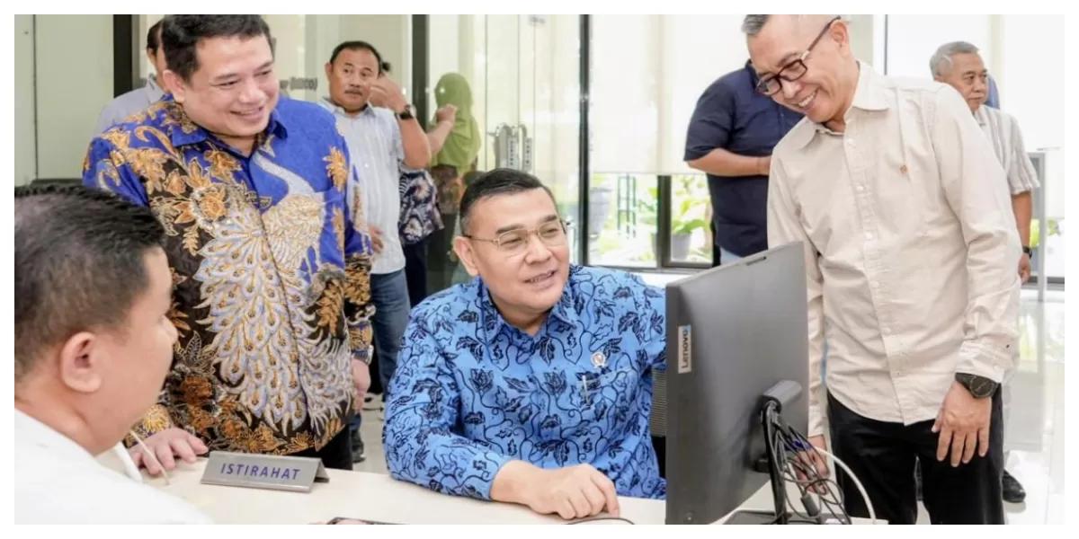 Wakil Menteri ATR BPN Ossy Dermawan kunker ke Kantah Pasuruan, Jawa Timur. (Realitasonline.id/Dok)