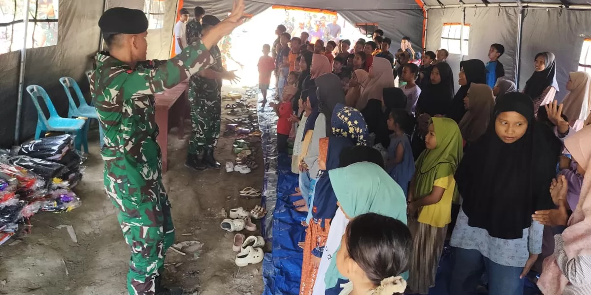 Kegiatan tersebut berlangsung di SD Air Tenang, Desa Tanah Terban.