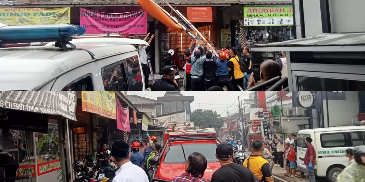 Petugas kepolisian melakukan olah tempat kejadian perkara (TKP) di rumah kontrakan lokasi ditemukannya mayat pria berinisial ODY (48) di Kampung Cilebut Kaum, Desa Cilebut Timur, Kecamatan Sukaraja, Kabupaten Bogor, Selasa (10/2/2026). (Realitasonline.id/Dok)