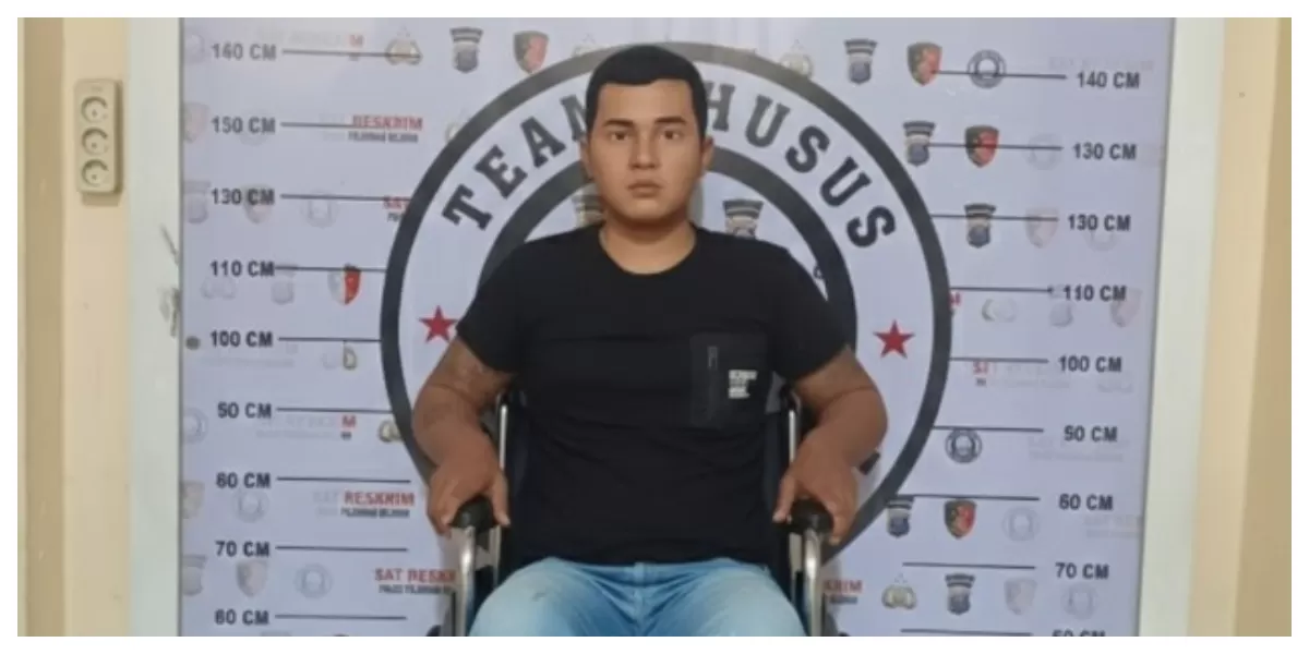 Residivis M alias G ditembak Polisi setelah buron Lima Bulan. (Realitasonline.id/Humas Poldasu/Ogek Tanjung)