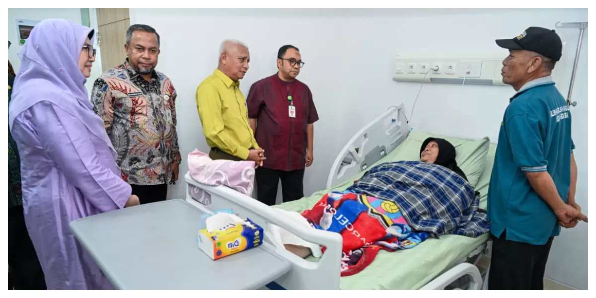 Wagub Sumut Surya kunjungi RS Haji Medan. (Realitasonline.id/Kominfo Sumut/Imam Syahputra)