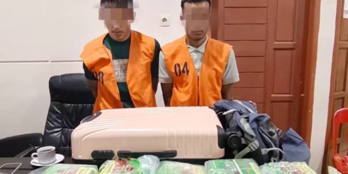 Satnarkoba Polresta Deli Serdang gagalkan peredara 21 kilogram sabu, dan amankan 2 orang tersangka
