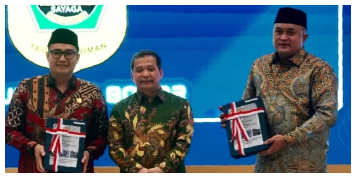  Bupati Bogor Rudy Susmanto usai menerima opini Wajar Tanpa Pengecualian Tahun Anggaran 2024 untuk Pemerintah Kabupaten Bogor. (Realitasonline.id/Dok)