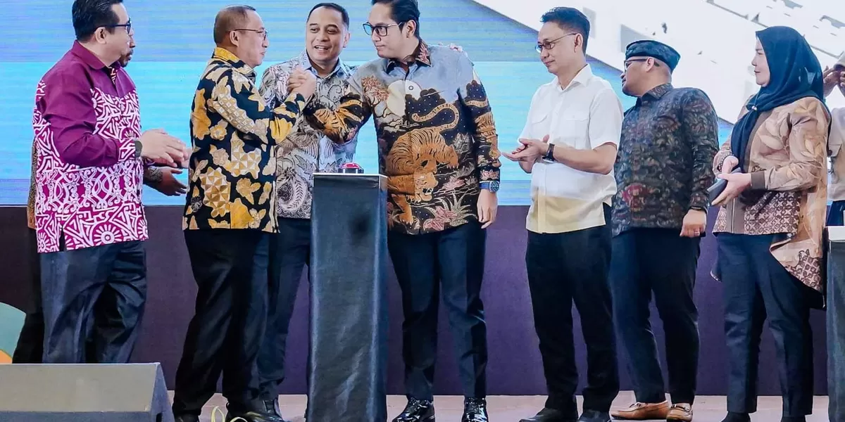 Wali Kota Rico Waas hadiri Pra-Rakernas XVIII APEKSI dan Peluncuran Indonesia City Expo (ICE) ke-22, di Santika Dyandra Hotel Medan,  Selasa (24/2/2026)