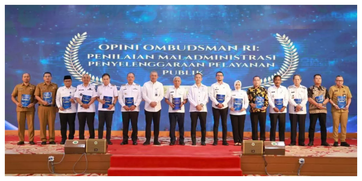 Pemkab Humbahas terima Opini pelayanan publik dari Ombudsman RI (. Realitasonline.id/Dok)