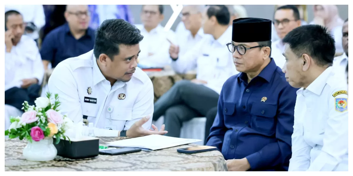 Bobby Nasution hadiri Rakor Percepatan Pembangunan Daerah Tertinggal di Kantor Kementerian Desa dan Pembangunan Daerah Tertinggal, Jakarta, Rabu (25/2/2026). (Realitasonline.id/KOMINFO SUMUT)