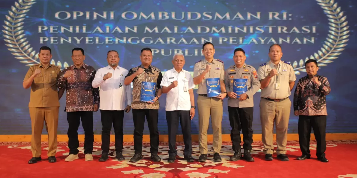  Pemerintah Asahan saat menghadiri kegiatan penilaian mal administrasi penyelenggaraan pelayanan publik.