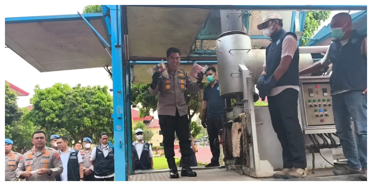 Poldasu Musnahkan Barang Bukti Narkoba Hasil Tangkapan Januari 2027 hingga 22 Februari 2026. (Realitasonline.id/Dok)