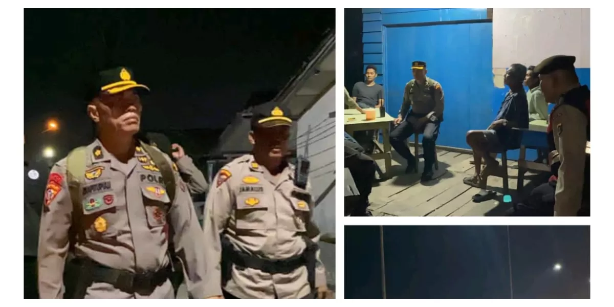 Tim Patroli KRYD sisir lokasi rawan tawuran di kawasan Belawan. (Realitasonline.id/Humas Poldasu/Ogek Tanjung)