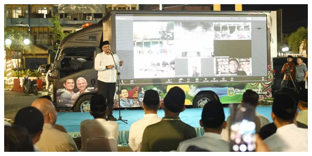 Bobby Nasution luncurkan layanan Internet Gratis Ruang Publik di 8 Kota se Sumut. (Realitasonline.id/Kominfo Sumut/Munawar Harahap)