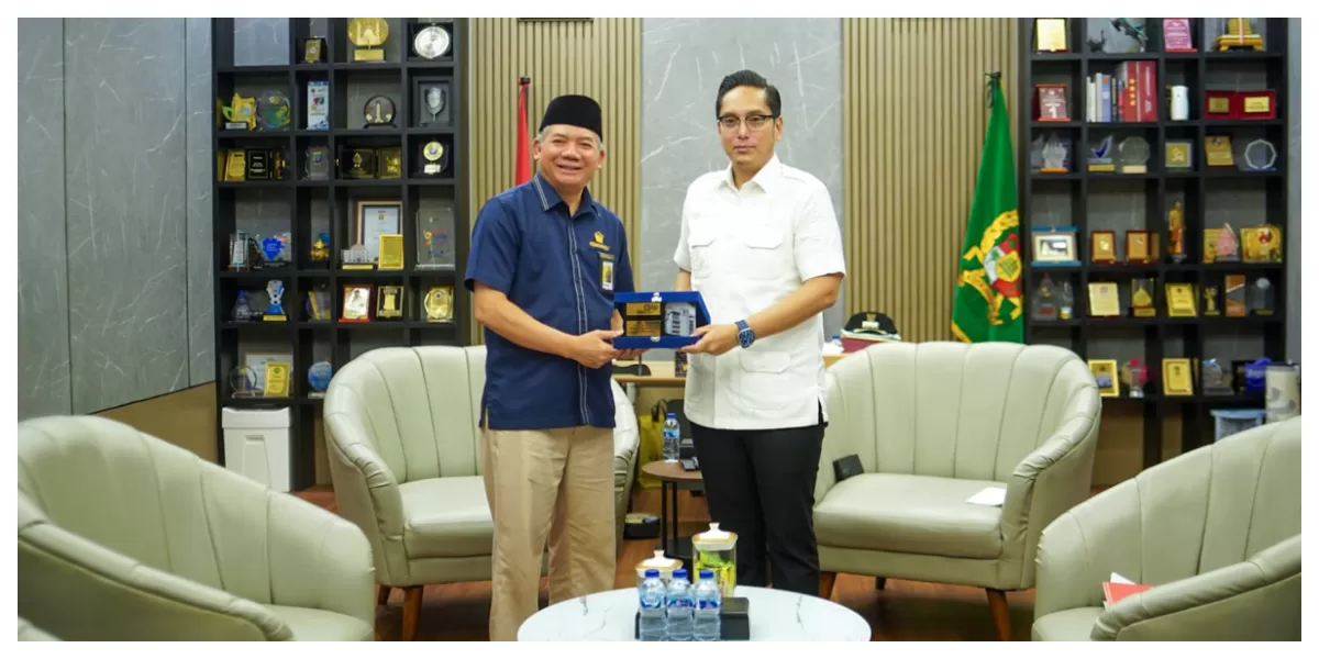 Wali Kota Rico Waas terima kunjungan Kakanwil DJP Sumut I yang baru Belis Siswanto beserta jajaran. (Realitasonline.id/Dok)