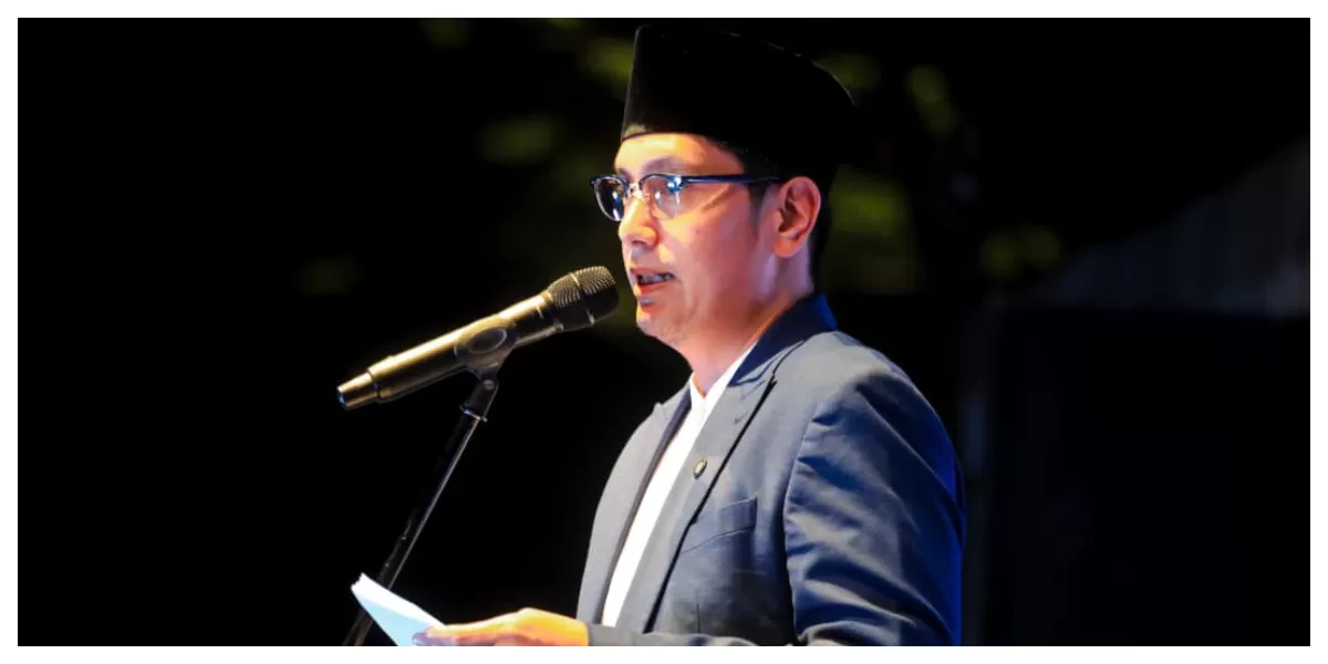 Wali Kota Medan Rico Waas pada peringatan Malam Nuzulul Quran, Sabtu (7/3/2026). (Realitasonline.id/Humas)