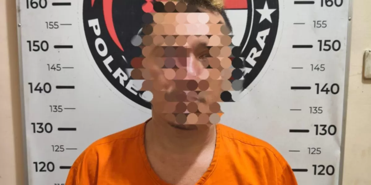 AS (45) warga tanjung tiram berhasil diamankan polisi atas kepemilikan 10 gram sabu