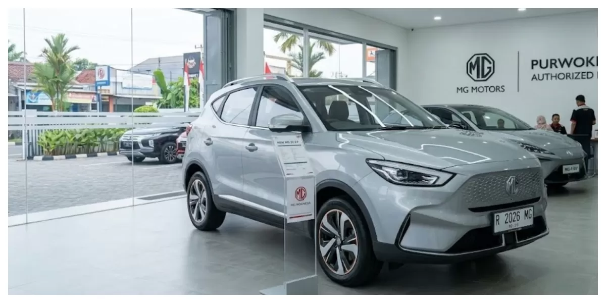 Keterangan foto: Ilustrasi mobil MG ZS EV(Realitasonline/ Canva)