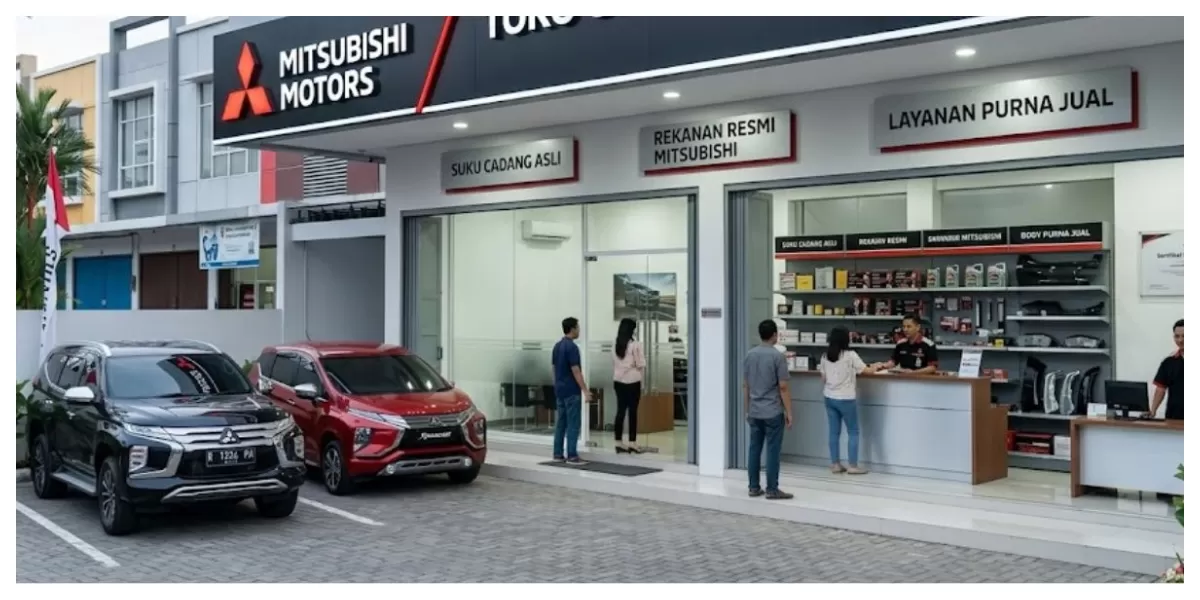 Keterangan foto: Ilustrasi toko onderdil resmi (Realitasonline/ Canva)