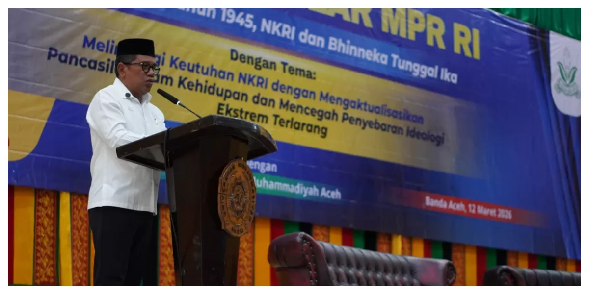 Anggota DPR RI Muslim Ayub sosialisasikan 4 pilar kebangsaan di Banda Aceh. (Realitasonline.id/Dok)