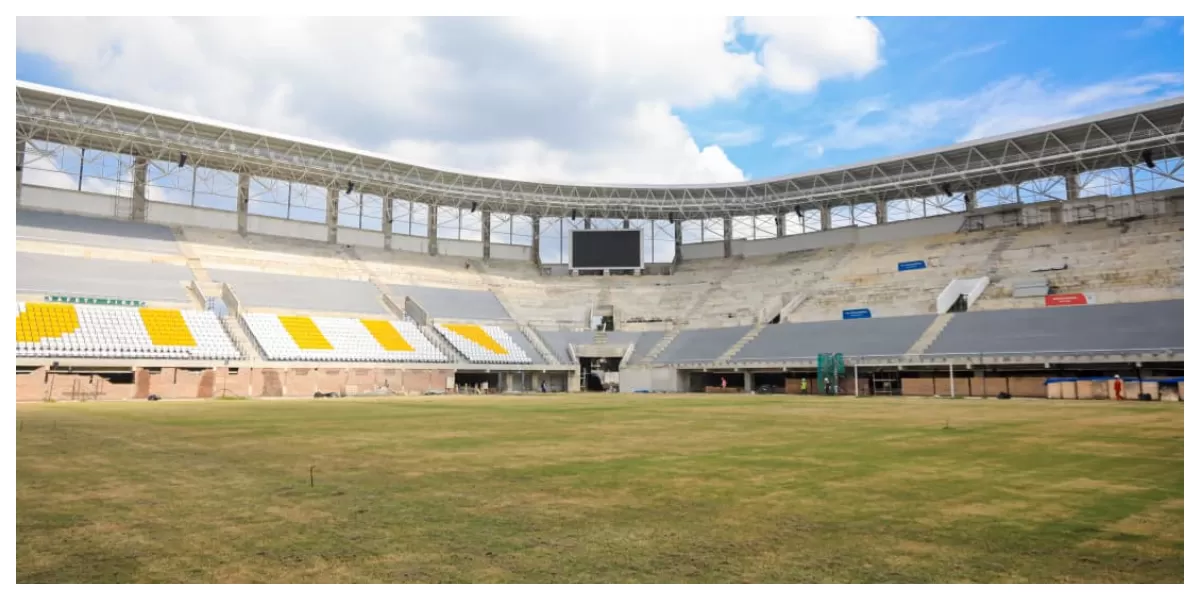 Progres pembangunan Stadion Teladan Medan sekarang ini masuk finishing. (Realitasonline.id/Humas Pemko Medan) 