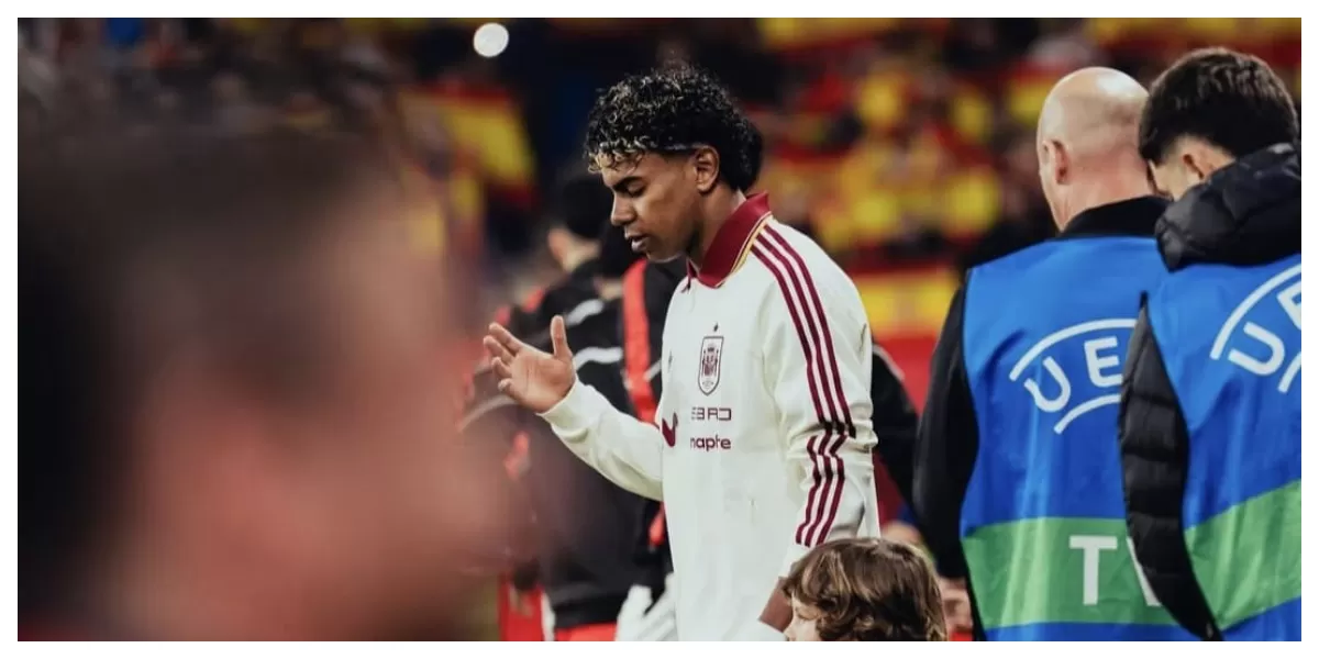 Keterangan Foto : Lamine Yamal pada saat menjalani laga persahabatan melawan Mesir (Realitasonline.id / ig : @laminneyamal)