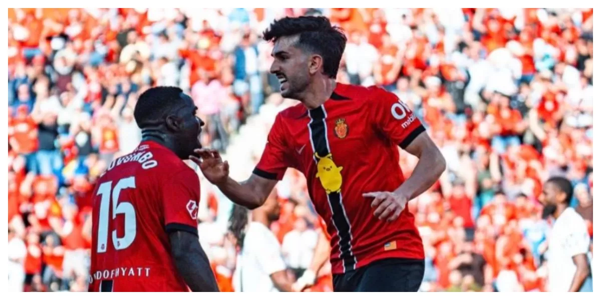 Keterangan Foto : Manu Morlanes berhasil mencetak gol kegawang Real Madrid (Realitasonline.id / ig : @rcdmallorcaofficial)