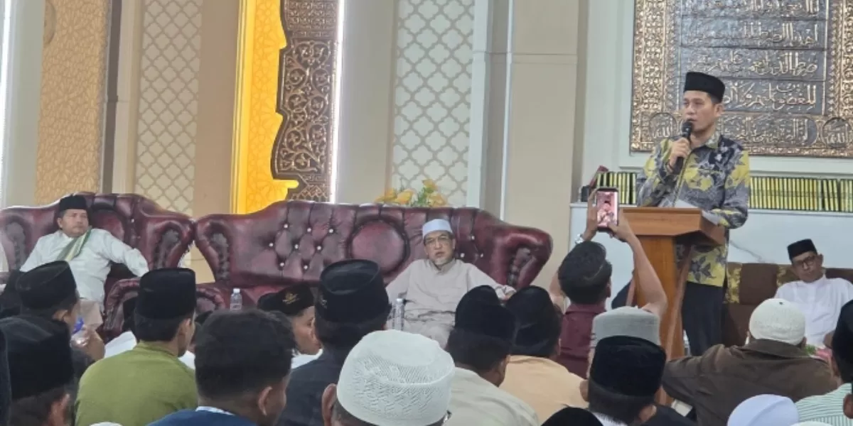 Bupati Aceh Selatan Hadiri Haul Syech Abuya Muda Waly Al-Khalidy ke 67 di Labar.(realitasonline.id/zul)