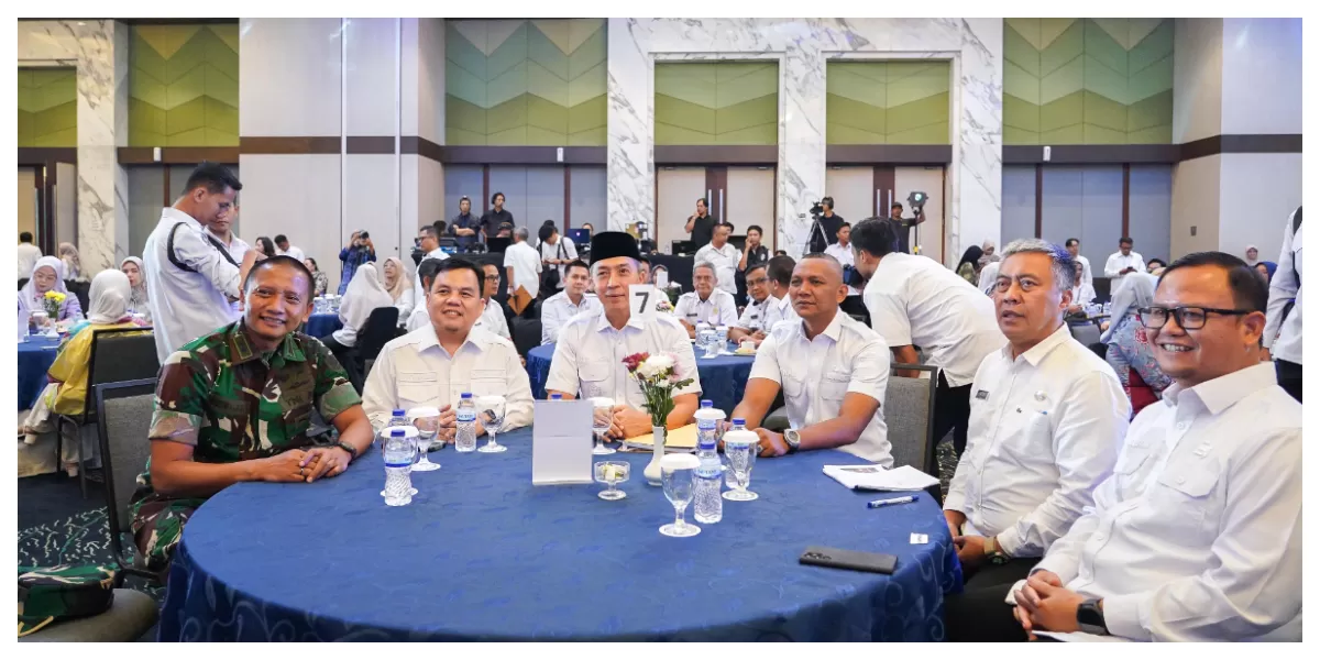 Ketua DPRD Kota Bogor, Dr. Adityawarman Adil, menghadiri Musrenbang RKPD 2027 dan penyerahan Pokok Pikiran DPRD di ICC Botani Square, Rabu (8/4/2026). (Realitasonline.id/Dok)