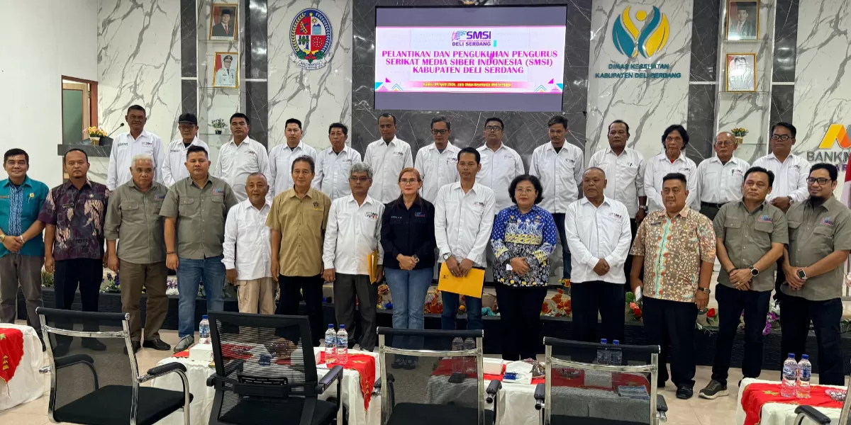 Pelantikan Pengurus SMSI Deliserdang: Memupuk Kualitas dan Profesionalitas Wartawan!