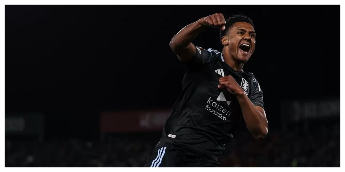 Keterangan Foto : Selebrasi Ollie Watkins usai mencetak gol kegawang Aston Villa (Realitasonline.id / ig : @astonvilla)