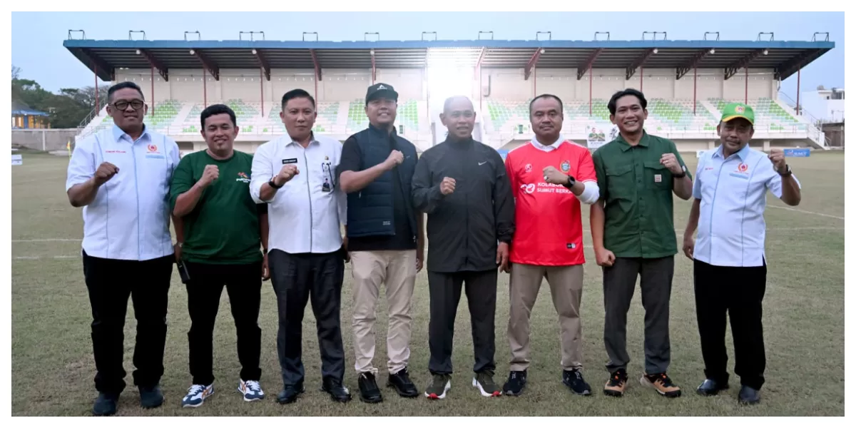 Kepala Dinas Kepemudaan dan Olahraga (Dispora) Sumut, Mahfullah Daulay yang dalam hal ini mewakili Gubernur Sumut Bobby Nasution membuka Pekan Olahraga Wartawan Sumatera Utara (PORWASU) 2026 Piala Gubernur Sumut (Realitasonline.id / Dinas Komunikasi dan Informatika Provinsi Sumut / Imam Syahputra).