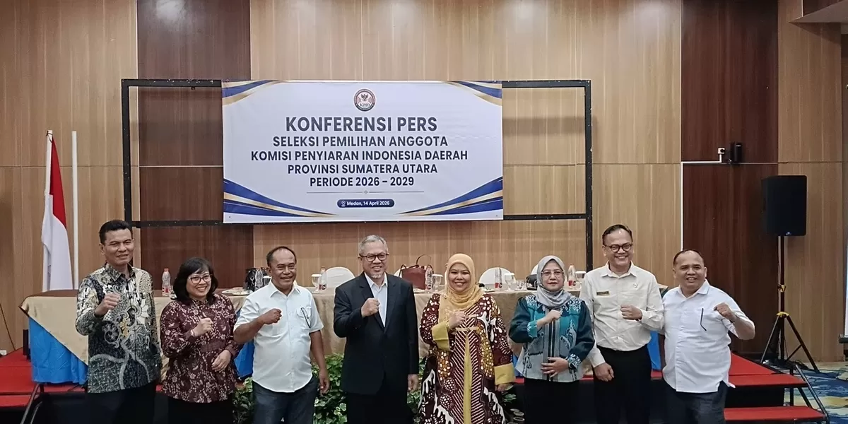 Timsel KPID Sumut bersama Ketua Komisi A DPRD Sumut dan Kadis Kominfo Sumut