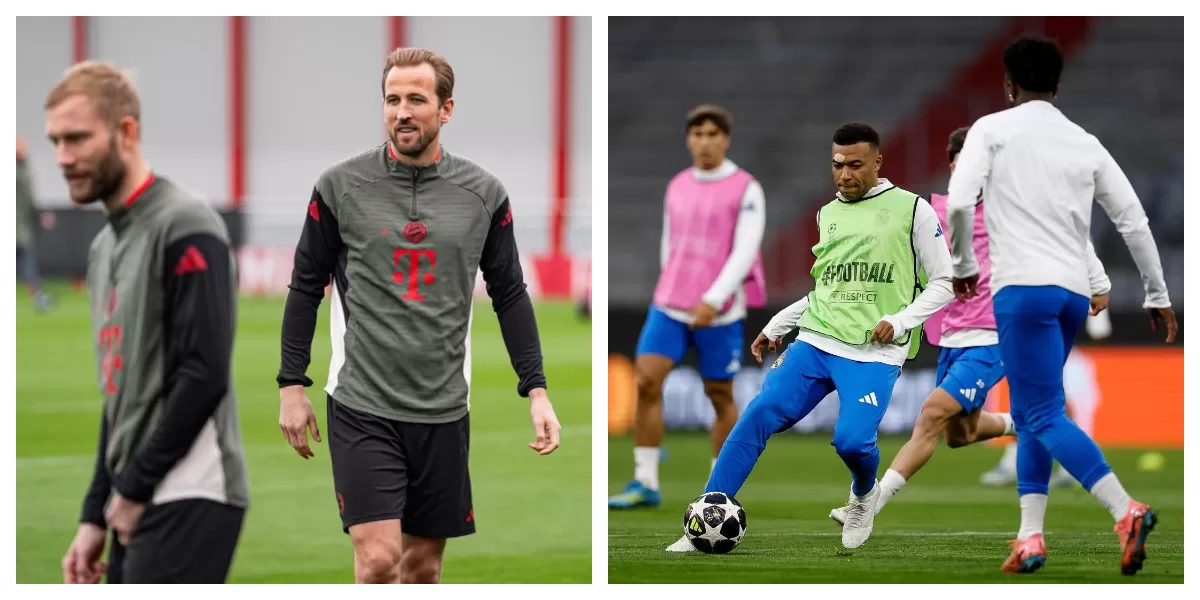 Keterangan Foto : Persiapan Bayern Munchen dan Real Madrid jelang leg kedua perempat final Liga Champions (Realitasonline.id / : @fcbayern @realmadrid)