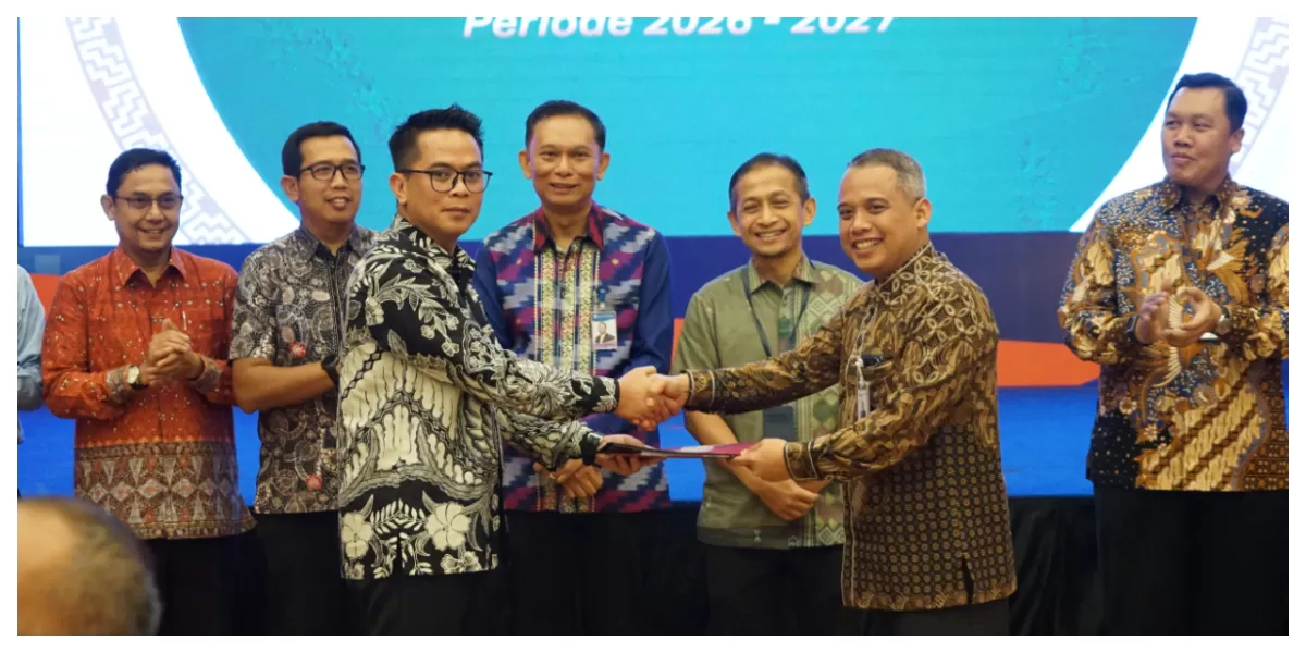 Keterangan Foto :  Dirut PT Bank Sumut Heru Mardiansyah, dipercaya menjabat Ketua Umum Forkom IJK saat kegiatan Halal Bihalal Forkom IJK Sumut bersama BMPD (Realitasonline.id / Dok)