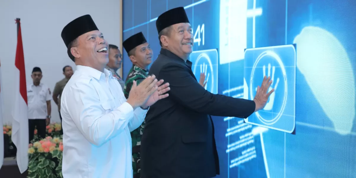 Bupati Asahan Taufik Zainal Abidin Siregar saat menghadiri Pembukaan MTQN Asahan