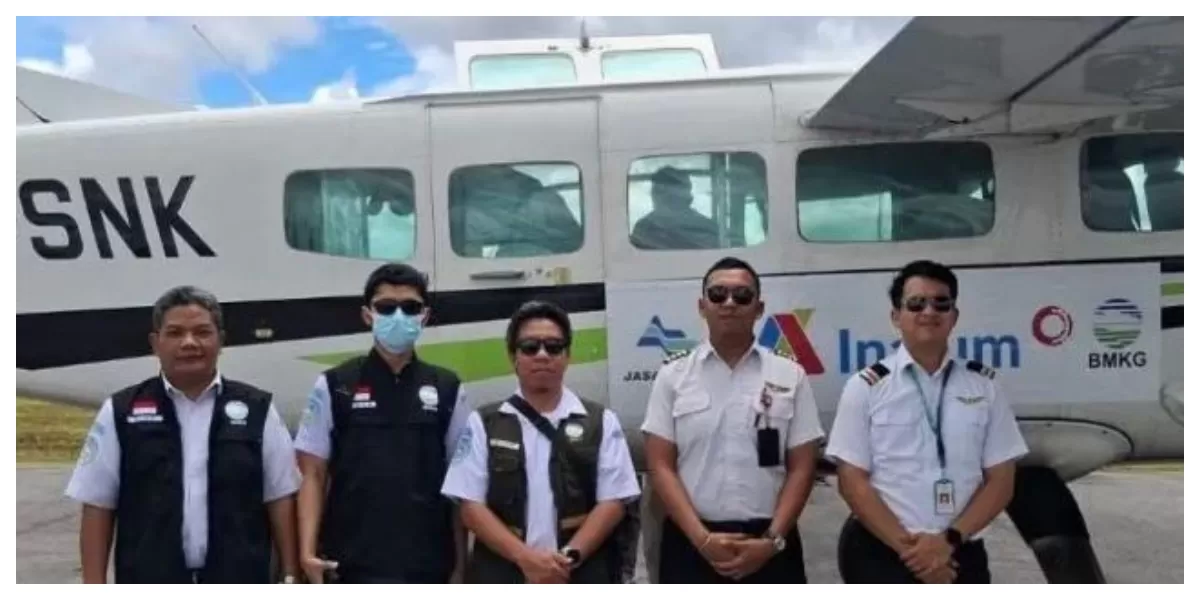 BMKG bersama PJT I dan INALUM melaksanakan operasi modifikasi cuaca untuk meningkatkan ketinggian permukaan air Danau Toba. (Realitasonline.id/Dok)