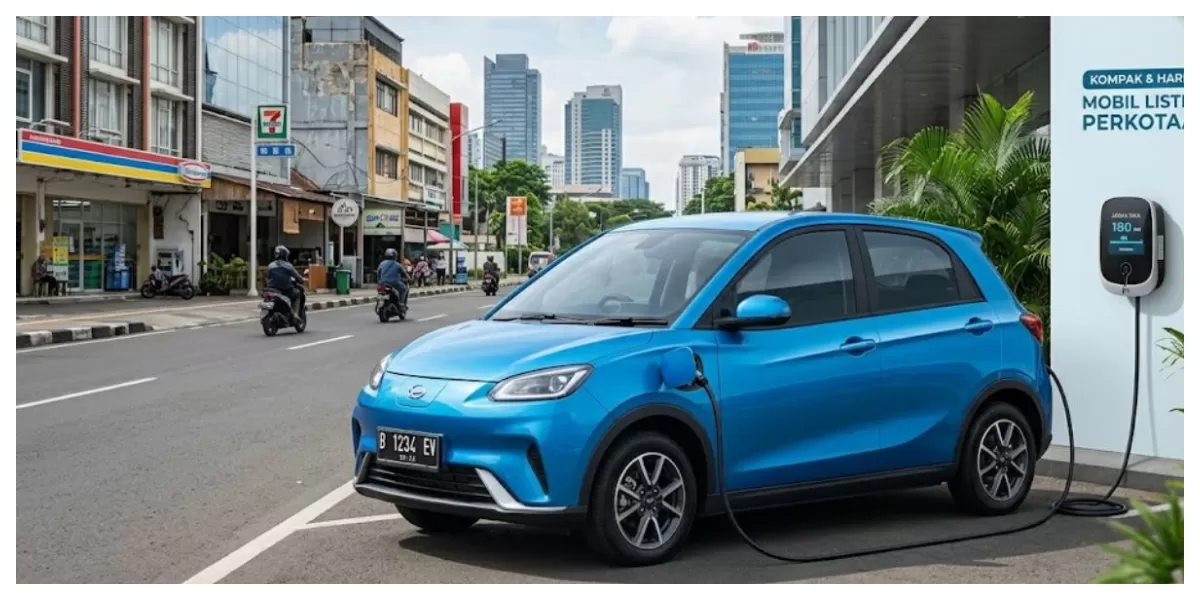 Ilustrasi baterai mobil listrik yang menjadi komponen utama kendaraan listrik modern (Realitasonline/ Canva)