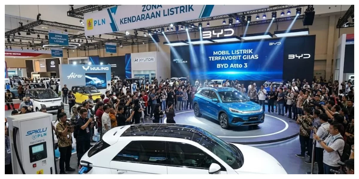 Ilustrasi mobil listrik dengan desain futuristik yang mencerminkan perkembangan teknologi otomotif modern (Realitasonline/ Canva)