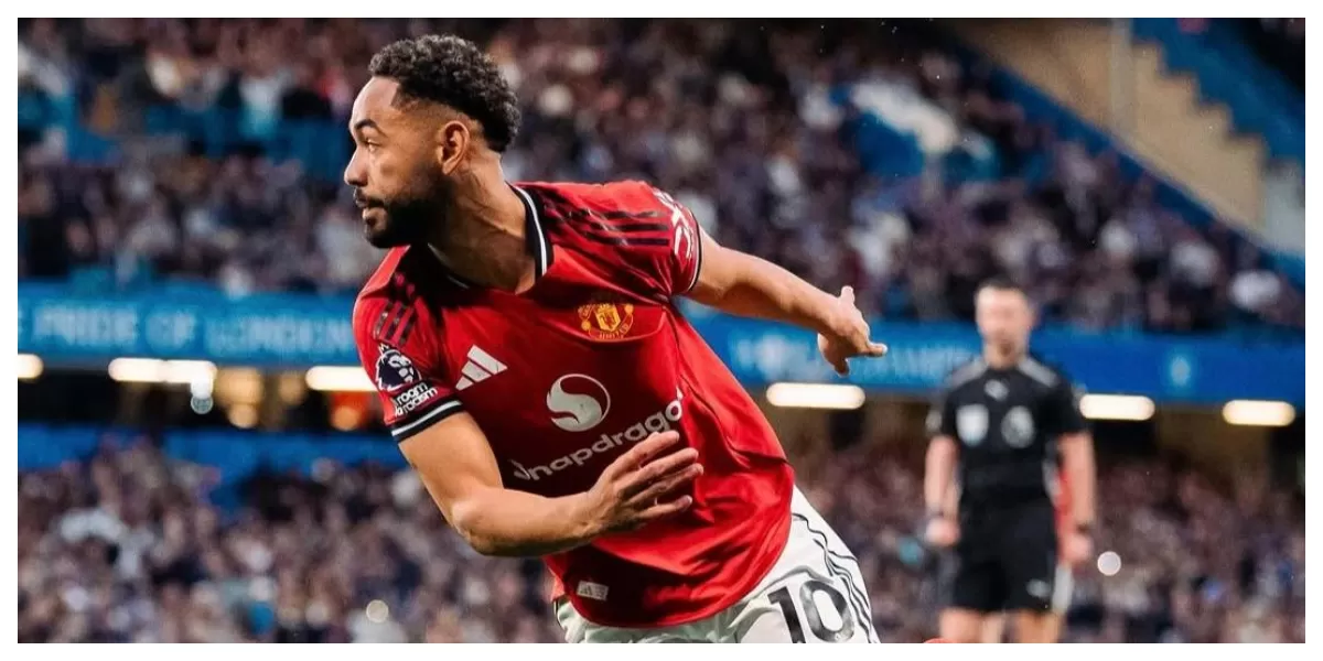 Keterangan Foto : Matheus Cunha menjadi pahlawan kemenangan bagi MU (Realitasonline.id / ig : @manutd)