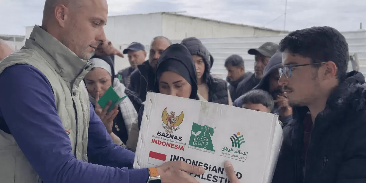 15.000 Paket Sembako Indonesia Tiba di Palestina via Jalur Yordania (Ilustrasi ai/evatrianita)