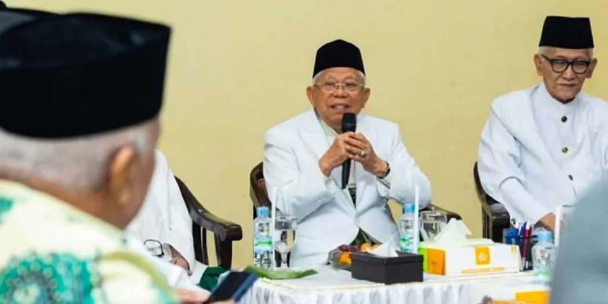 Konflik geopolitik disebut Ma&rsquo;ruf Amin berdampak langsung pada stabilitas ekonomi negara berkembang (Dok. Instagram @@kyai_marufamin)